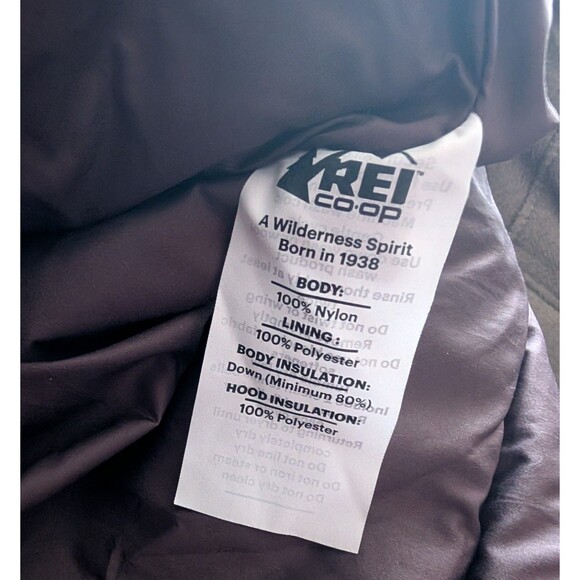 REI Co-op Norseland Goose Down Parka Puffer Jacket Womens M Sherpa Fleece Hood - Picture 12 of 15